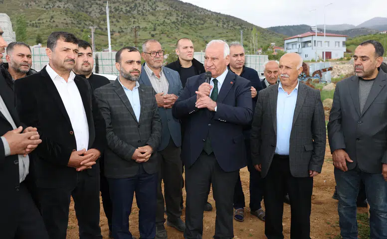 Göksun Kanlıkavak Mahallesi’nde Gökçegöz Camii’nin Temeli Atıldı