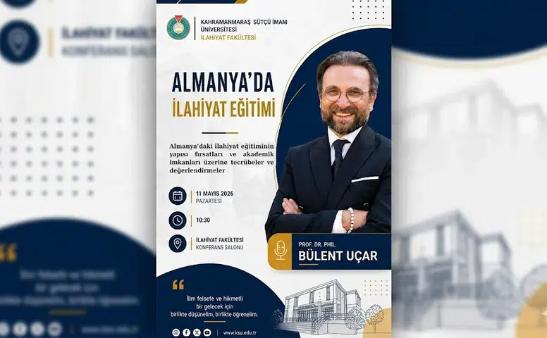 KSÜ’de Almanya’da İlahiyat Eğitimi Konferansı Düzenlenecek