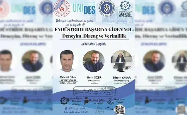 KİÜ’de Dev Söyleşi: Endüstride Başarıya Giden Yol