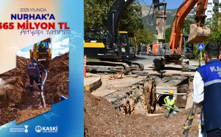 Nurhak’a 365 Milyon TL Altyapı Yatırımı