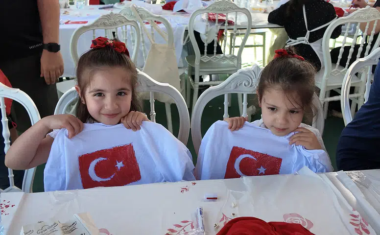 Kahramanmaraş'ta Anne ve Çocuklar "Türk Bayrağı" Temalı Etkinlikte Buluştu