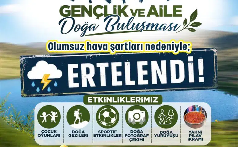 Karagöl’deki Gençlik Buluşması Ertelendi
