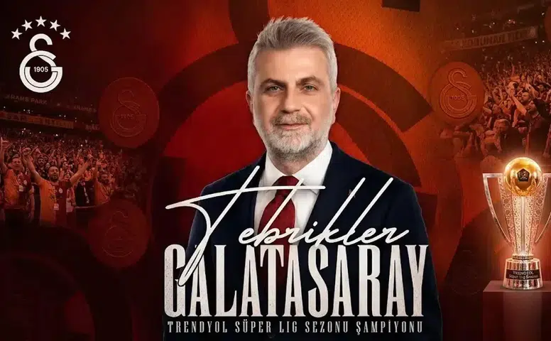 Fırat Görgel’den Şampiyon Galatasaray’a Tebrik: "Bir Kez Daha 4 Sene Üst Üste"