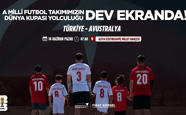 A Milli Futbol Takımı’nın Dünya Kupası Yolculuğu Dev Ekranda