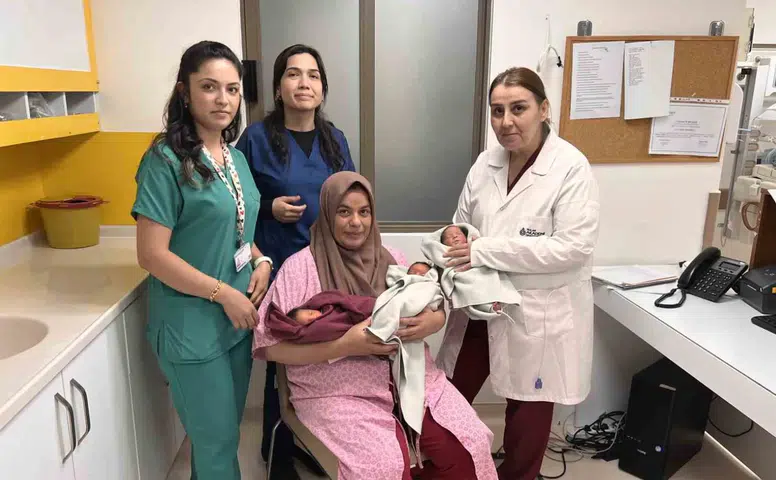 10 Yıllık Özlem Üçüz Bebek Sevinciyle Son Buldu