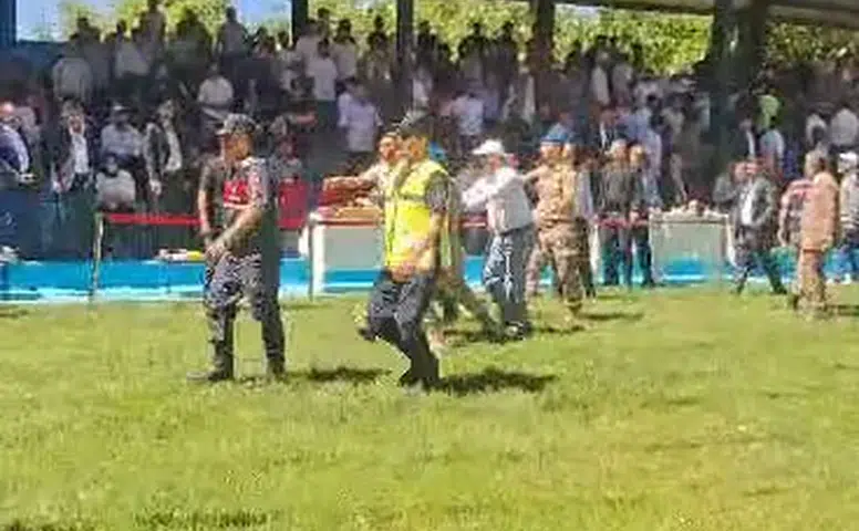 23. Dereköy Karakucak Güreşleri'nde Kısa Süreli Gerginlik Yaşandı