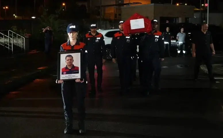 AFAD Personeli Özkan Son Yolculuğuna Uğurlandı