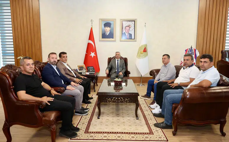 Müteahhitlerden Vali Ünlüer'e Ziyaret
