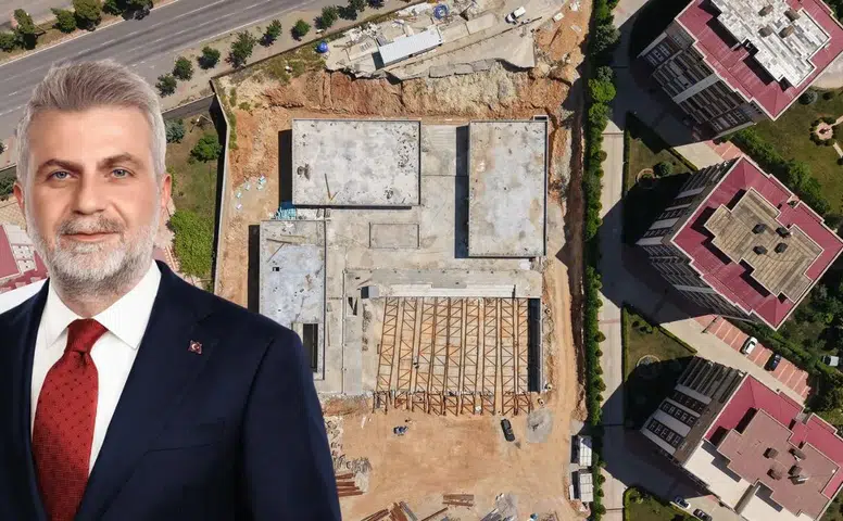 Kahramanmaraş'ta 370 Milyonluk Gençlik ve Spor Kompleksi İçin İnşaat Çalışmaları