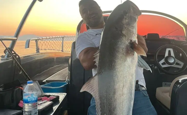 Balıkçılar 56 Kiloluk Akya Yakaladı