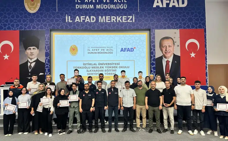 AFAD’dan Üniversitelilere İlk Yardım Sertifikası