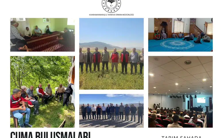 Kahramanmaraş'ta Çiftçilerle 79. Cuma Buluşması Gerçekleştirildi