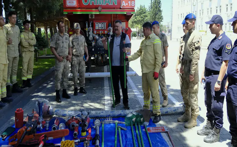 Orman Yangınlarıyla Mücadelede Jandarmaya Eğitim Desteği