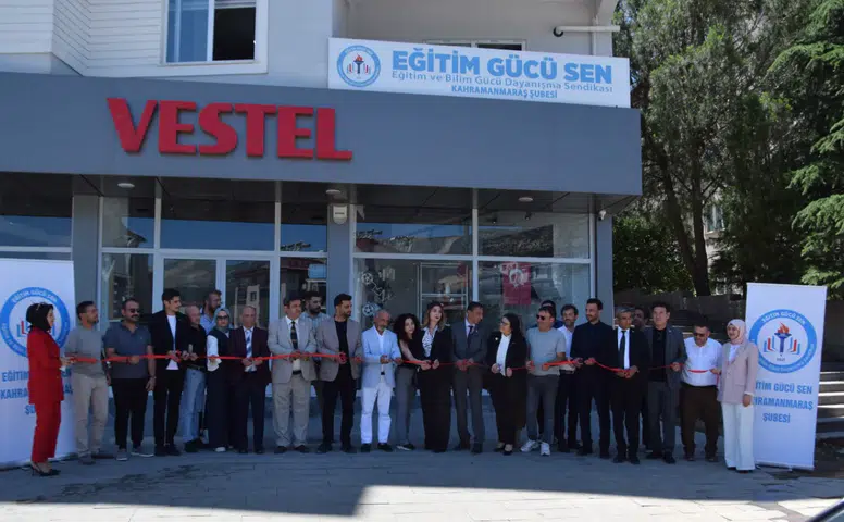 Eğitim Gücü Sen Kahramanmaraş Şubesi 1. Olağan Genel Kurulu ve Şube Ofisi Açılışı Gerçekleştirildi