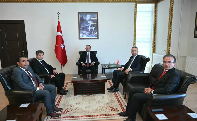 Rektör Okumuş’tan Kaymakam Sarıdoğan’a Ziyaret