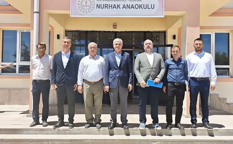 İl Millî Eğitim Müdürü Akpınar Nurhak'ta Eğitim Kurumlarını Ziyaret Etti