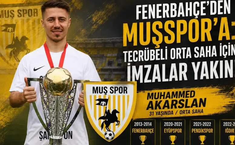 Muşspor, Muhammed Akarslan Transferinde Sona Yaklaştı