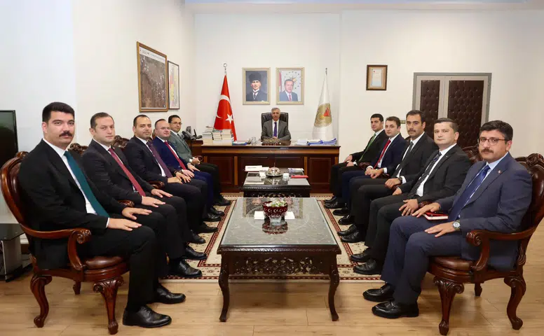 Vali Ünlüer Yeni Kaymakamlarla İlk Toplantısını Yaptı
