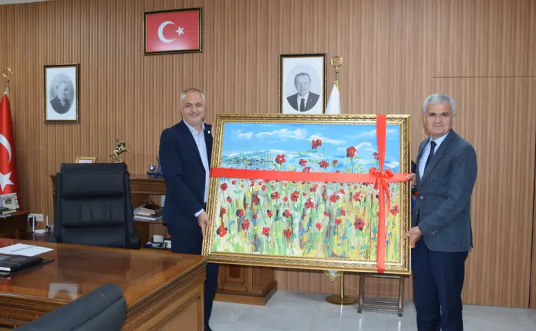 Başkan Gökşen ve Müdür Akpınar'ı Ağırladı