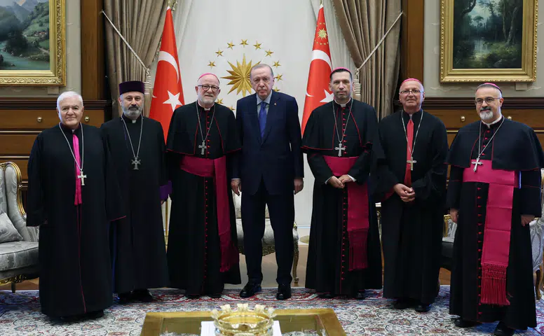 Cumhurbaşkanı Erdoğan, Külliye'de ağırladı