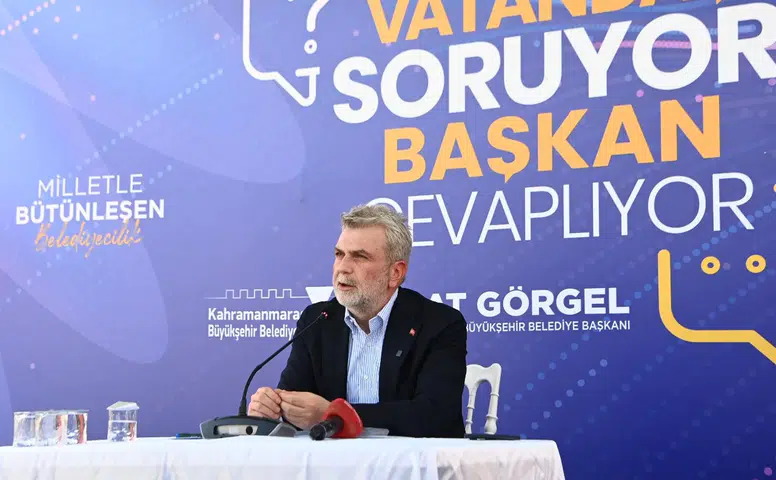 Başkan Görgel, Kahramanmaraş için 20 Milyar TL'lik altyapı ve sosyal yatırımları duyurdu