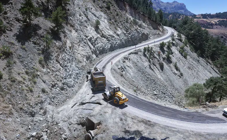 Ekinözü Alişar Grup Yolu'na 23 Kilometrelik Yatırım