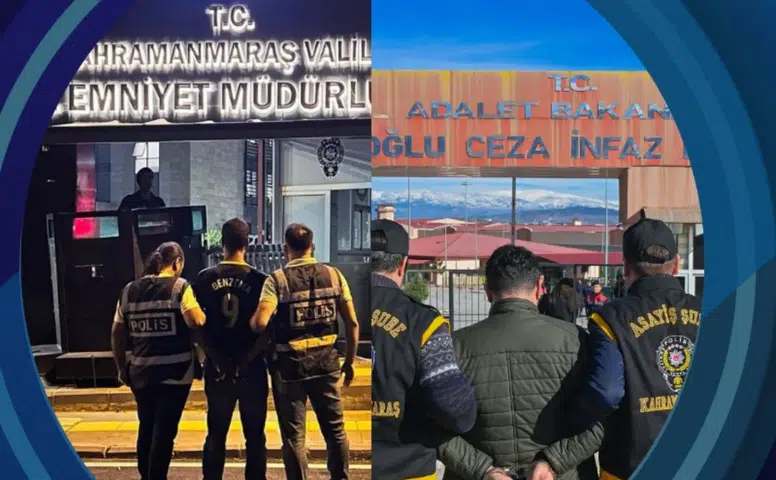 Aranan 3 Hükümlü Kahramanmaraş'ta Yakalandı