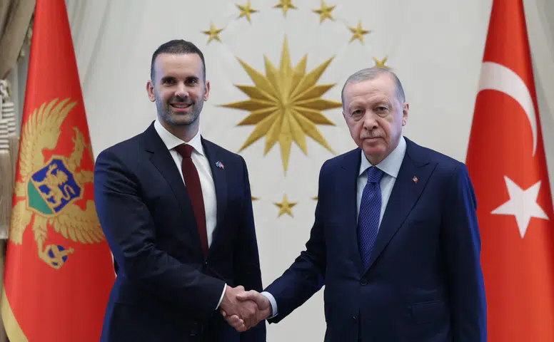 Erdoğan, Karadağ Başbakanı Spajiç'i kabul etti