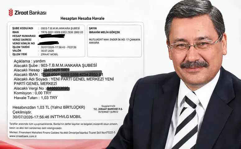 Melih Gökçek’ten Özgür Özel’e Manidar Bağış