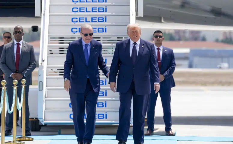 Cumhurbaşkanı Erdoğan, Trump'ı Ankara'da Karşıladı
