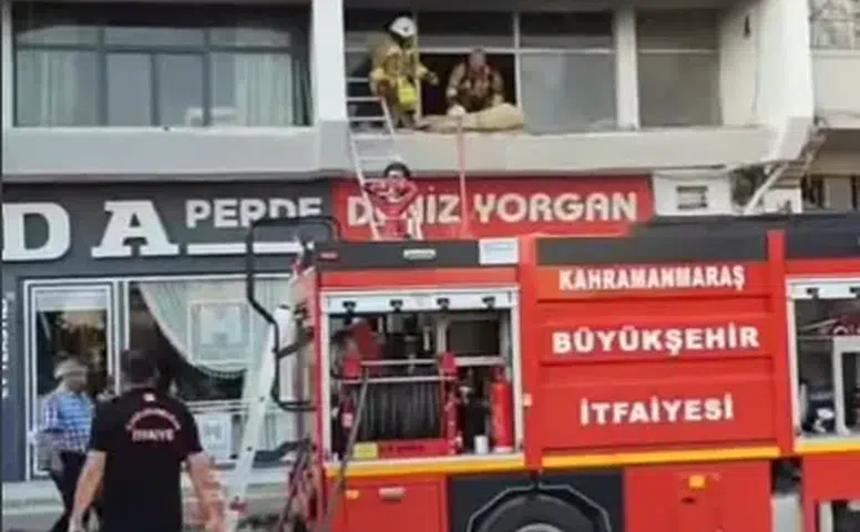 Kahramanmaraş’ta İş Yerinde Yangın