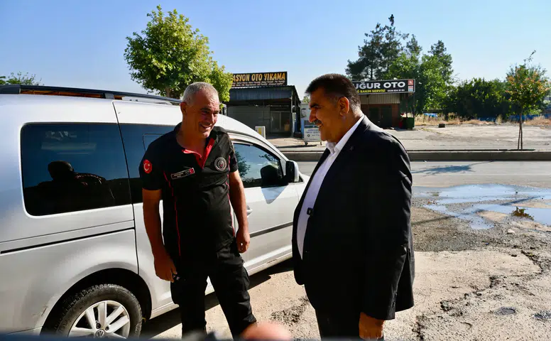 Başkan Karaca İstasyon Mahallesi Esnafıyla Buluştu