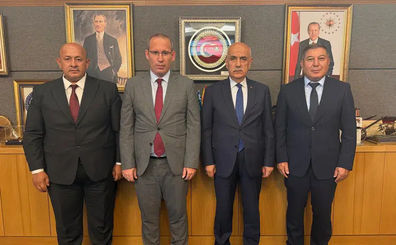 Prof. Dr. Vahit Kirişci, Türkoğlu Heyetini TBMM'de Ağırladı