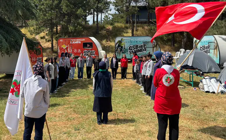 Kahramanmaraş'ta Genç İzciler Doğayla İç İçe Eğitim Aldı