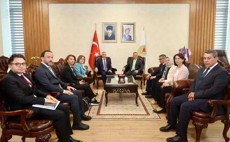 Gaziantep Heyetinden Vali Ünlüer'e Ziyaret