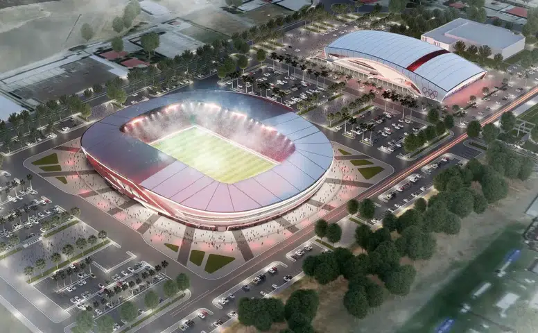 17.500 Kişilik Stadyumu'nda Çalışmalar Hızla Sürüyor