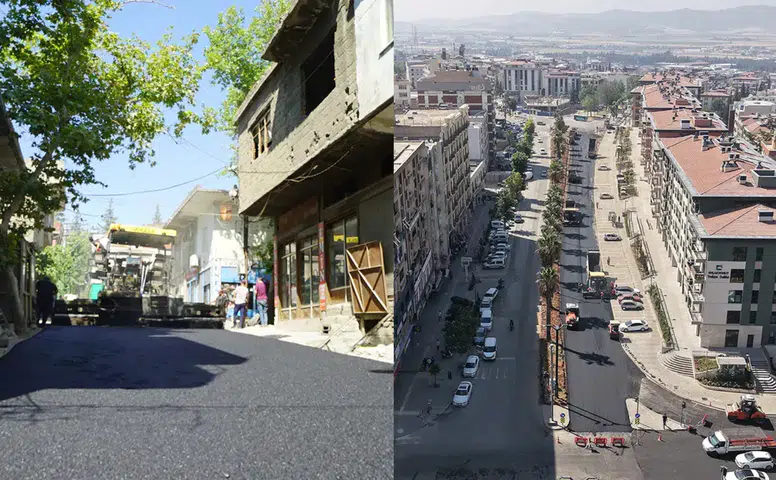 Kahramanmaraş'ta Asfalt Çalışmaları Aralıksız Sürüyor