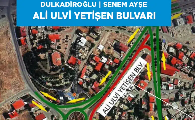 Kahramanmaraş'ta 3 Güzergâh Geçici Olarak Trafiğe Kapatılıyor