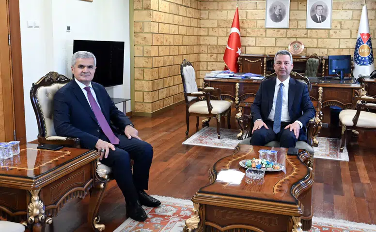 İl Millî Eğitim Müdürü Akpınar'dan Rektör Okumuş'a Ziyaret