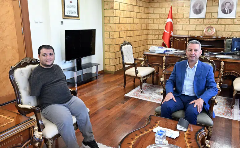Dünya Şampiyonu Beytullah Eroğlu’ndan KSÜ’ye Ziyaret