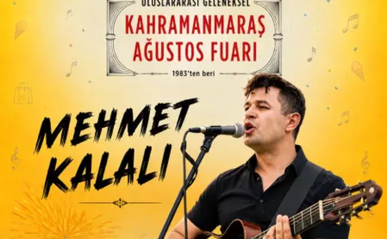 Mehmet Kalalı Ağustos Fuarı’nda Sahne Alacak