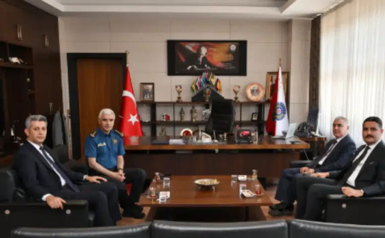 Elbistan ve Afşin Başsavcılarından Emniyet Müdürü Yiğit'e Ziyaret