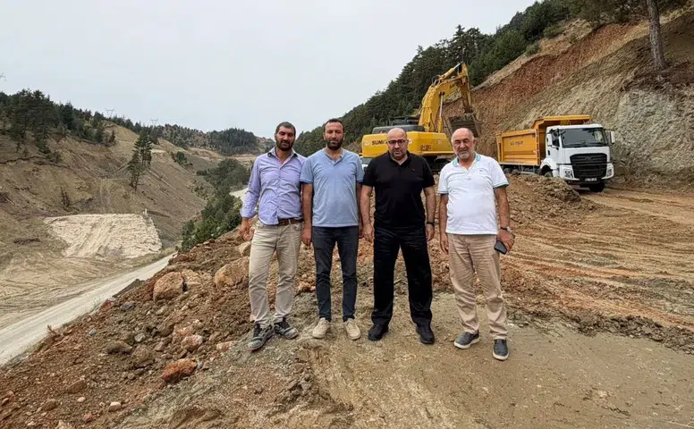 Göksun–Andırın Yolunda Çalışmalar Sürüyor