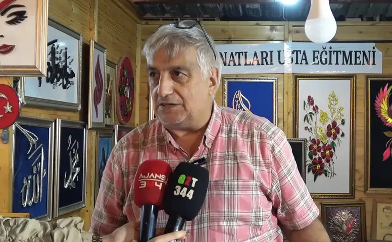 Kahramanmaraş Fuarı'nda El Sanatları Ustası İlgi Odağı