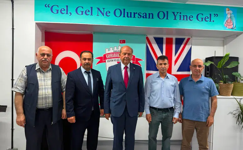 Ersin Tatar’dan İngiltere’deki Kahramanmaraşlılara Ziyaret