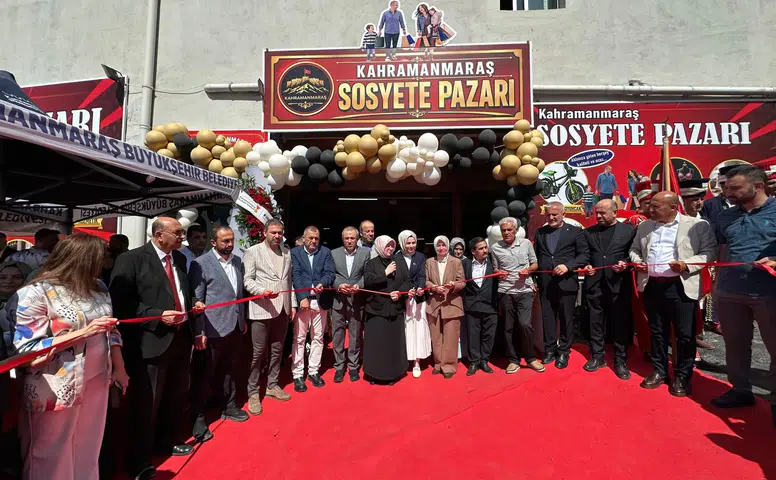 Kahramanmaraş Sosyete Pazarı Yeni Yerinde Açıldı