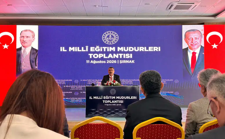 İl Millî Eğitim Müdürü Akpınar, Şırnak'ta Bakan Tekin'le Bir Araya Geldi