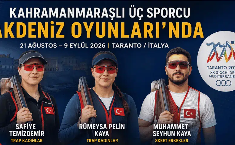 Kahramanmaraşlı Üç Sporcu Akdeniz Oyunları’nda