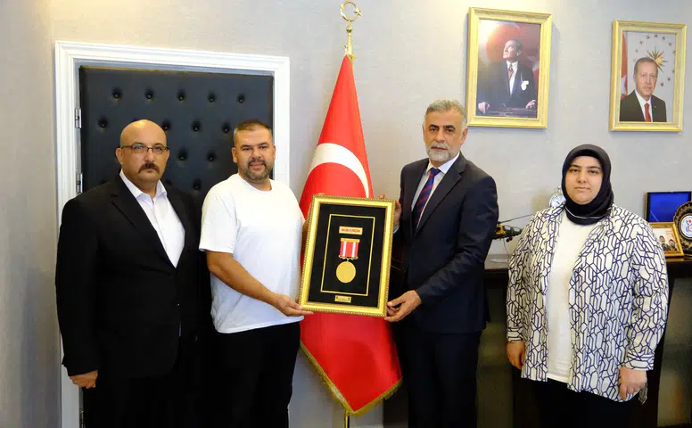 Kahraman Gazilere Övünç Madalyası Takdim Edildi