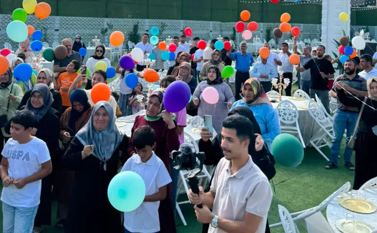 Kahramanmaraş’ta Gökyüzüne Umut Balonları Bırakıldı